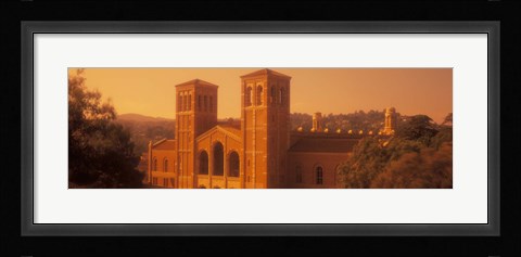 Framed Royce Hall at an university campus, University of California, Los Angeles, California, USA Print