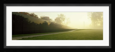 Framed Vietnam Veterans Memorial, Washington DC, District Of Columbia, USA Print