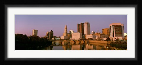 Framed Scioto River Columbus OH Print