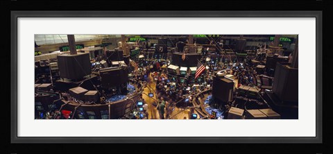 Framed Stock Exchange, NYC, New York City, New York State, USA Print