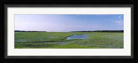 Framed USA, Florida, Jacksonville, Atlantic Coast, Salt Marshes Print