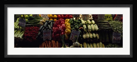 Framed Pike Place Market, Seattle, Washington Print
