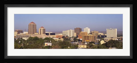 Framed Buildings in a city, Albuquerque, New Mexico, USA Print