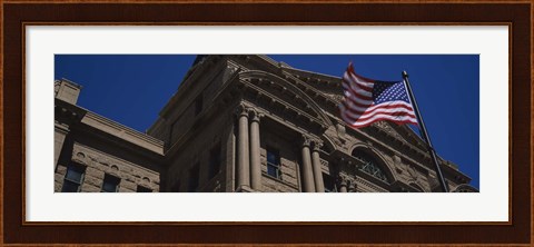 Framed Low angle view of a courthouse, Fort Worth, Texas, USA Print