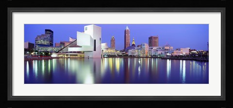 Framed Rock And Roll Hall Of Fame, Cleveland Print