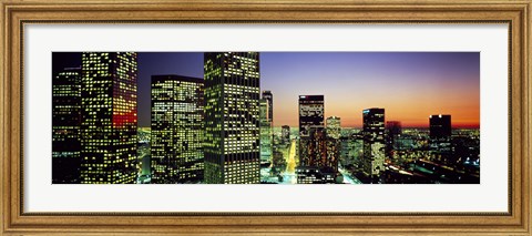 Framed Downtown Los Angeles CA USA Print