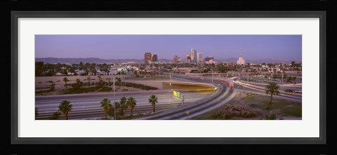 Framed Skyline Phoenix AZ USA Print