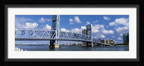 Framed Main Street Bridge, Jacksonville, Florida, USA Print