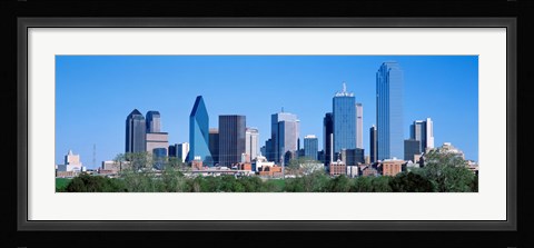 Framed Downtown Dallas Texas Print