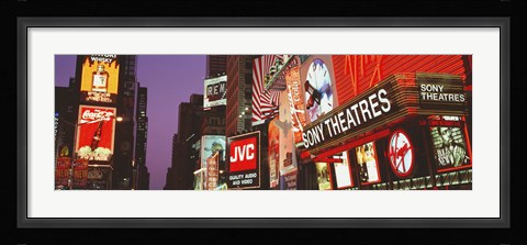 Framed Billboards On Buildings, Times Square, NYC, New York City, New York State, USA Print