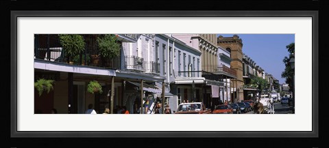 Framed Buildings in a city, French Quarter, New Orleans, Louisiana, USA Print
