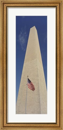 Framed Low Angle View Of The Washington Monument, Washington DC, District Of Columbia, USA Print