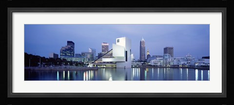 Framed Rock And Roll Hall Of Fame, Cleveland, Ohio, USA Print