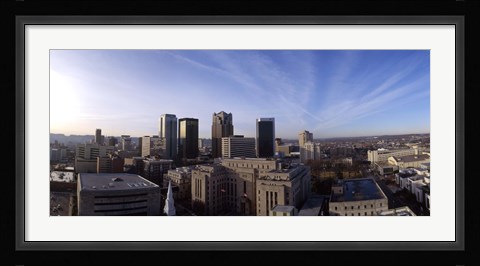 Framed Buildings in a city, Birmingham, Jefferson county, Alabama, USA Print