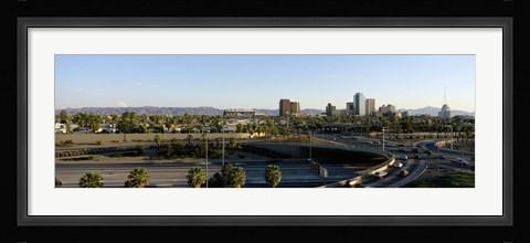 Framed Traffic moving on the road, Phoenix, Arizona, USA Print