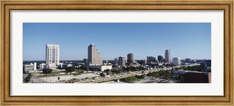 Framed Orlando, Florida Skyline Print