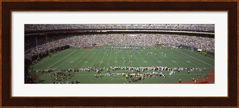 Framed Football Game at Veterans Stadium, Philadelphia, Pennsylvania Print
