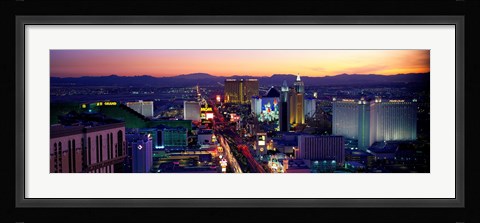 Framed Strip, Las Vegas, Nevada, USA Print