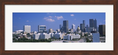 Framed View of skyscrapers in Atlanta on a sunny day, Georgia, USA Print