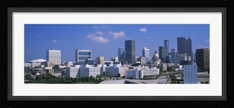 Framed View of skyscrapers in Atlanta on a sunny day, Georgia, USA Print