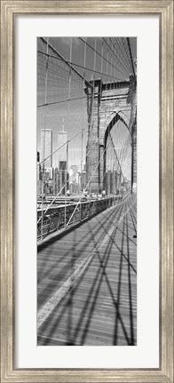 Framed Brooklyn Bridge Manhattan New York City NY USA Print