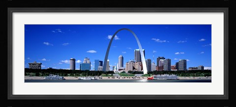 Framed Skyline, St Louis, MO, USA Print