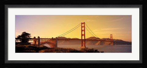 Framed Golden Gate Bridge Print