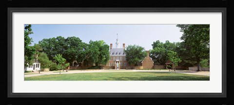 Framed USA, Virginia, Williamsburg, Governor's Palace Print