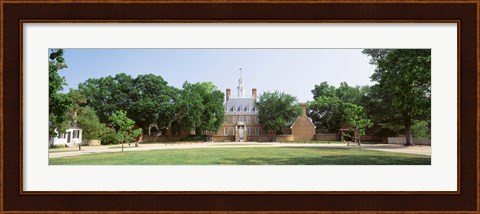 Framed USA, Virginia, Williamsburg, Governor&#39;s Palace Print
