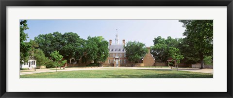 Framed USA, Virginia, Williamsburg, Governor's Palace Print