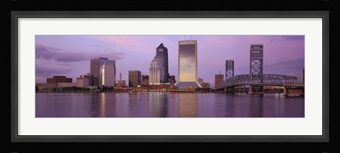 Framed Jacksonville FL Print