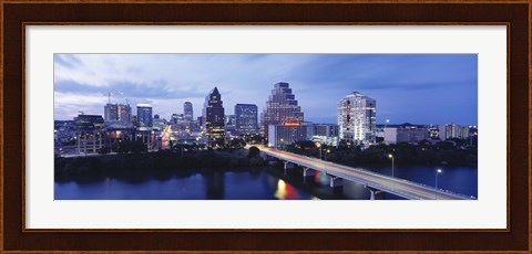 Framed Night, Austin, Texas, USA Print