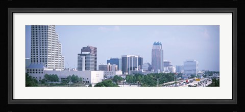 Framed Skyline &amp; Interstate 4 Orlando FL USA Print