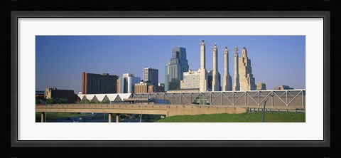 Framed Bartle Hall Kansas City MO Print