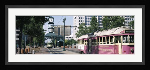 Framed Main Street Trolley Memphis TN Print