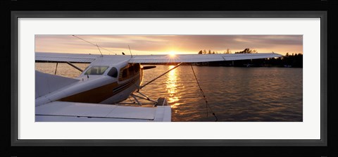 Framed Sea plane, Lake Spenard, Anchorage, Alaska Print
