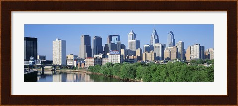 Framed Daytime View of Philadelphia Print