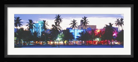 Framed South Beach Miami Beach Florida USA Print