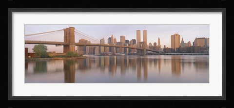 Framed Brooklyn Bridge Manhattan New York City NY Print