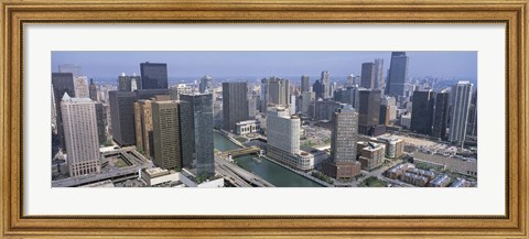Framed Chicago River Chicago IL Print