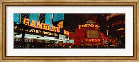 Framed Fremont Street Experience Las Vegas NV Print