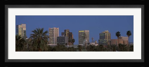 Framed Phoenix at Night Print