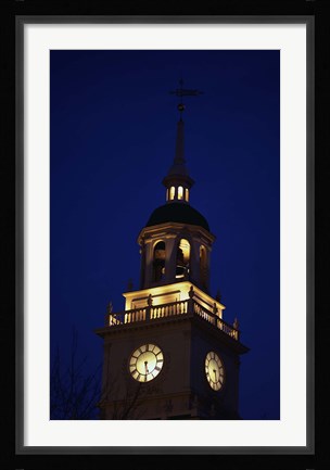 Framed Independence Hall Tower Philadelphia PA Print