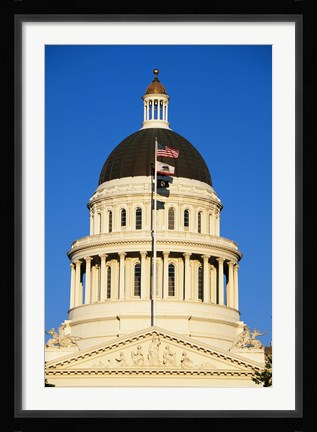 Framed California State Capitol Building Sacramento CA Print
