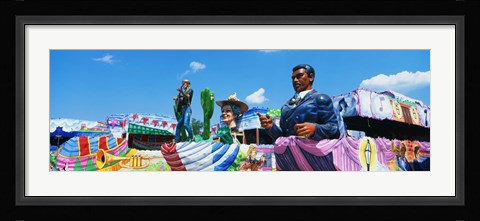 Framed Mardi Gras Floats Print