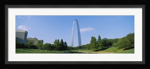 Framed Low angle view of a monument, St. Louis, Missouri, USA Print