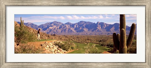 Framed Golf Course Tucson AZ Print