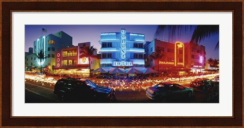 Framed USA, Florida, Miami Beach Print