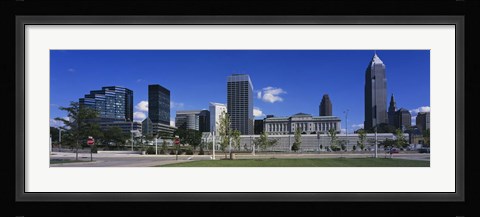Framed Buildings in Cleveland, Ohio Print