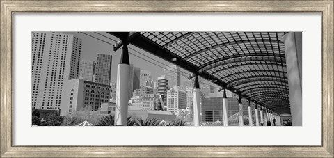 Framed San Francisco, California (black and white) Print
